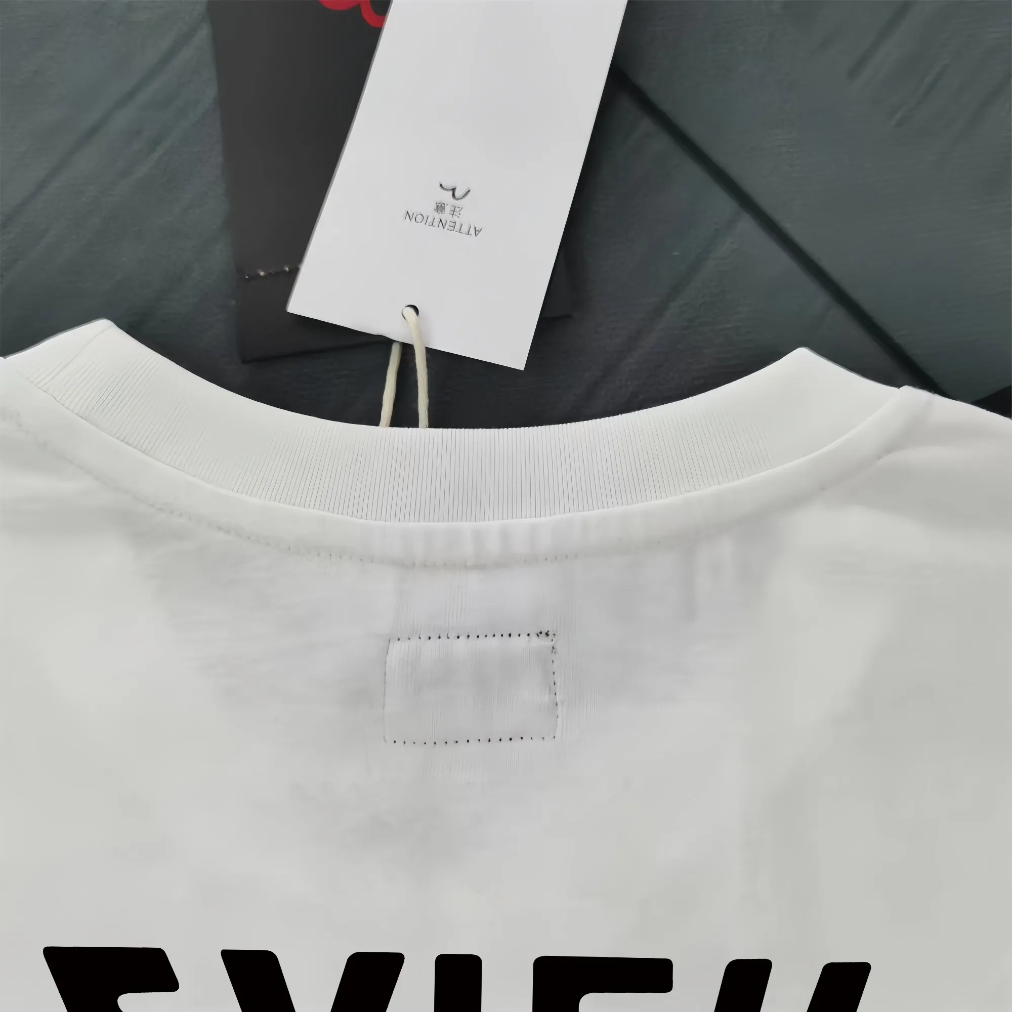 Evisu 2025New Arrival T ⚠ Quality⚠ Same Style T 。 ，Black S-XXL，White S-XXL，Gray M-XXL，Red S-XXL， Red M-XXL